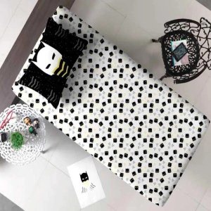 Jogo de Cama Solteiro 2 Peças Infantil Malha 100% Algodão Joy Portallar MASCARAS