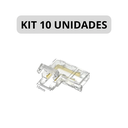 Ver imagem 1 de Kit 10 Emenda Curva L Fita Led 10mm 12v 24v