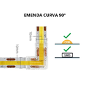 Ver imagem 2 de Kit 10 Emenda Curva L Fita Led 10mm 12v 24v
