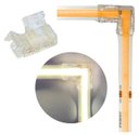 Ver imagem 3 de Kit 10 Emenda Curva L Fita Led 10mm 12v 24v