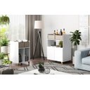 Ver imagem 1 de Aparador Bar Multiuso com 2 Cestos Drink 1004 Branco TX Be