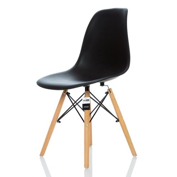 Kit 6 Cadeiras Charles Eames Eiffel Dsw - Preta - Kza Bela - 2