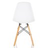 Kit 6 Cadeiras Charles Eames Eiffel Dsw - Branca - Kza Bela - 4