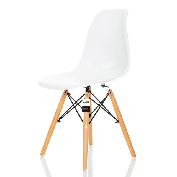 Kit 6 Cadeiras Charles Eames Eiffel Dsw - Branca - Kza Bela - 2