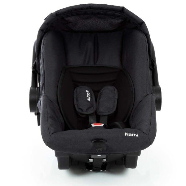 Carrinho de bebê Travel System Collina Trio Black Infanti + bebê conforto + Base - 15