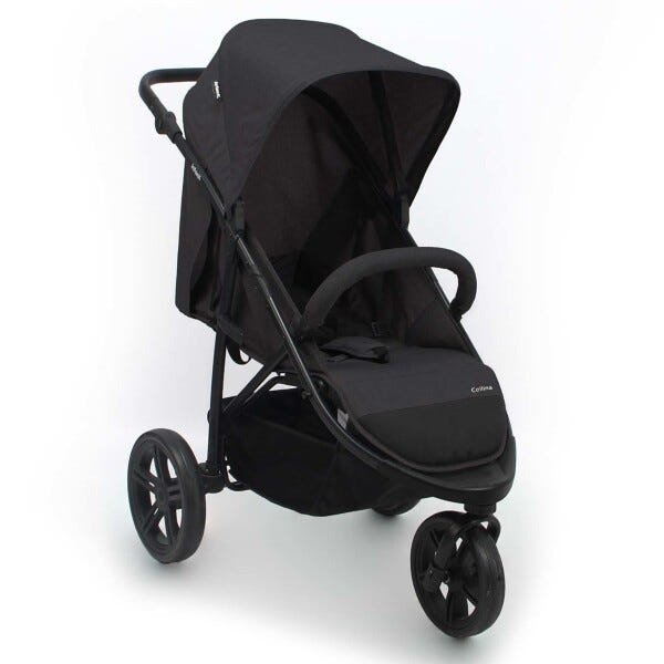 Carrinho de bebê Travel System Collina Trio Black Infanti + bebê conforto + Base - 3