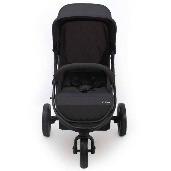 Carrinho de bebê Travel System Collina Trio Black Infanti + bebê conforto + Base - 6