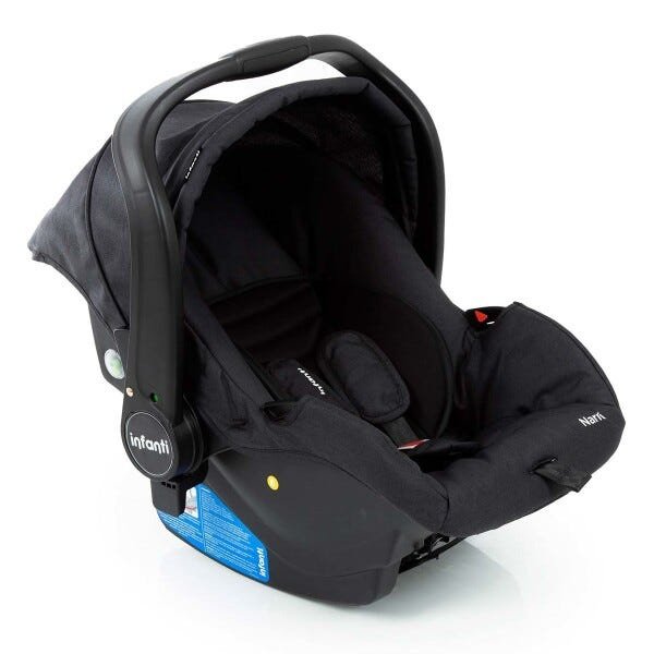 Carrinho de bebê Travel System Collina Trio Black Infanti + bebê conforto + Base - 4