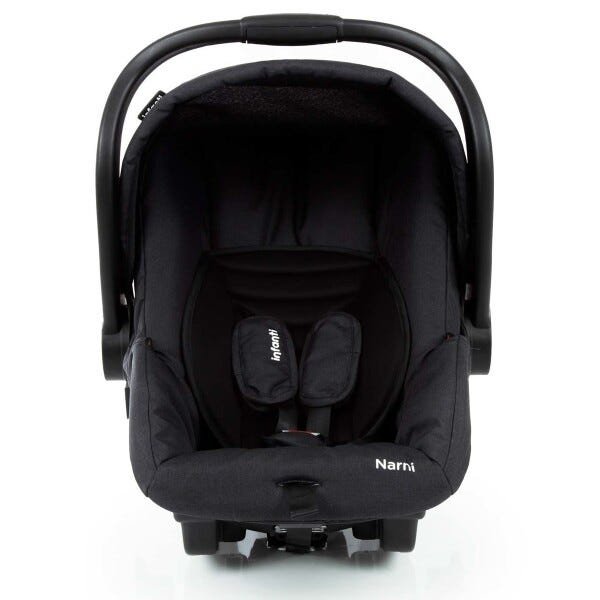 Carrinho de bebê Travel System Collina Trio Black Infanti + bebê conforto + Base - 14