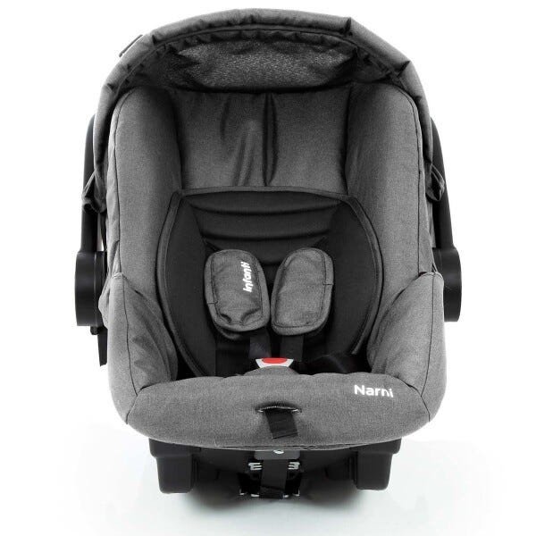 Carrinho de bebê Travel System Collina Trio Grey Infanti + bebê conforto + Base - 12