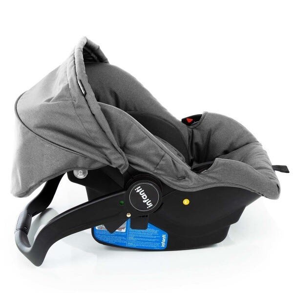 Carrinho de bebê Travel System Collina Trio Grey Infanti + bebê conforto + Base - 14