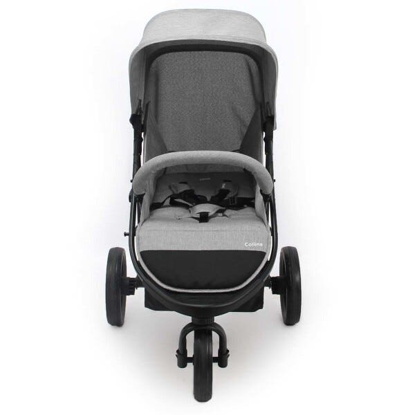 Carrinho de bebê Travel System Collina Trio Grey Infanti + bebê conforto + Base - 8