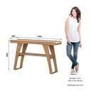 Ver imagem 4 de Conjunto com Cristaleira Liz, Buffet Quartzo e Aparador Menphis Henn - Nature/off White