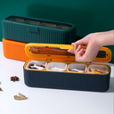 Ver imagem 5 de Dispenser Porta Temperos 4 Divisorias com Colher Medidora Verde Re269 Snel Home