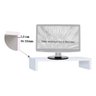 Suporte Apoio Base para Computador Monitor Mesa Notebook:branco - 2