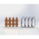 Ver imagem 1 de Cortador Cerca Cercadinho Fazendinha Mod 2 Tamanho 8cm