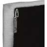 Cabeceira Estofada Dobravel Bia 1.40 Cama Box Casal - Cinza Linho - 4