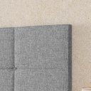 Ver imagem 3 de Cabeceira Estofada Dobravel Bia 1.40 Cama Box Casal - Cinza Linho