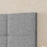 Cabeceira Estofada Dobravel Bia 1.40 Cama Box Casal - Cinza Linho - 3