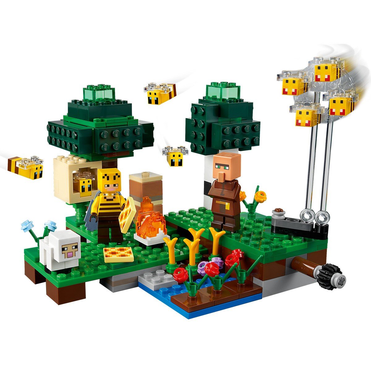Brinquedo LEGO Minecraft Fazenda da Abelhas Até 8 Anos 238 Peças ...