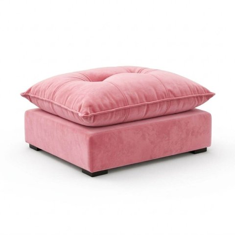 Cama Puff Pet Cachorro e Gato Puff Pet Super Macio e Confortável Suede:suede Rosa