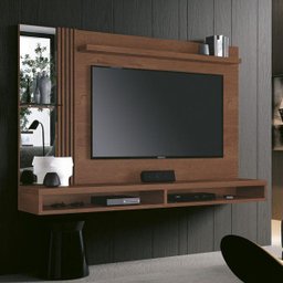 Painel Home Paris para Tv até 55 Polegadas Ripado com Espelho - 1