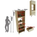 Ver imagem 5 de Cozinha Compacta Modulada 4 Peças com Aéreo Torre Quente e Balcão sem Tampo Nanda