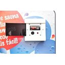 Ver imagem 2 de Sauna Vapor Elétrica Digital Gazela 12000w 13m³ 220v Bifásic