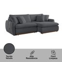 Ver imagem 5 de Sofá Cama 210 Cm Braço 15 Cm Retrátil e Reclinável Inova Meu Sofá Online