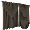 Ver imagem 3 de Cortina Blackout Blecaute Miami 5,00 X 2,60 Quarto Marrom