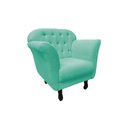Ver imagem 5 de Kit 2 Poltronas Decorativa Dália Veludo Acqua