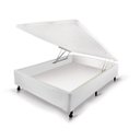 Ver imagem 1 de Cama Box Baú Castor Solteiro Universal Branco 100x200x35cm