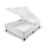 Cama Box Baú Castor Solteiro Universal Branco 100x200x35cm - 1
