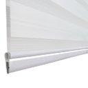 Ver imagem 6 de Persiana Rolo Double Vision Zebra 220larg x 220alt Branca com bando - Sala/ Escritório/Quarto/Sacada