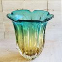 Ver imagem 2 de Vaso de Murano - Verde Esmeralda com Âmbar