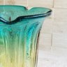 Vaso de Murano - Verde Esmeralda com Âmbar - 3