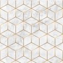 Ver imagem 1 de Papel de Parede 3D Marmore Diamond Gold Mármore Cubo