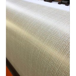 Papel De Parede Bege Para Sala Estilo Tecido Autocolante - 3
