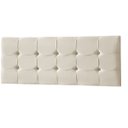 Ver imagem 2 de Cabeceira Painel Estofada Grecia Suede Palha Casal 1,40m para Cama Box - Arkell