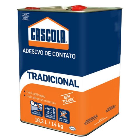 Cola de Contato Cascola Tradicional 14 Kg sem Toluol Henkel