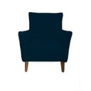Ver imagem 1 de Poltrona Decorativa Bella Suede Azul Royal - Dominic Decor