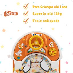 Andador de Bebê Infantil Musical Menina Menino Interativo - 4