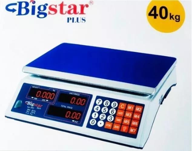 Balança Eletrônica Digital 40kg Comercial Big Star - 2