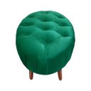 Ver imagem 2 de Puff Livia Suede Verde - Dominic Decor