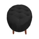 Ver imagem 2 de Puff Livia Suede Preto - Dominic Decor