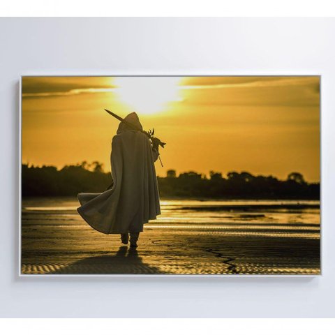 Quadro Assassins Creed 60x40 Cm Vidro Impresso
