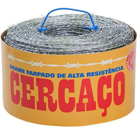 Arame Farpado De Aço 500 Metros