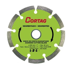 Disco Diam 180mm Segmentado Cortag