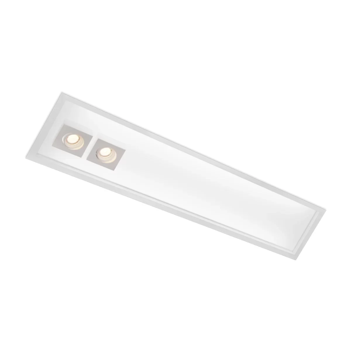 Luminária de Embutir Box Mix Retangular com Spots