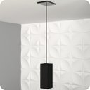 Ver imagem 2 de Pendente Industrial Preto Quadrado Moderno Luminária Elg
